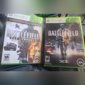 Lot of 2 Battlefield XBox360 games